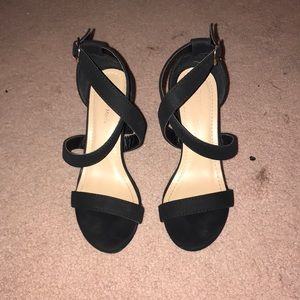 Black Strappy Heals